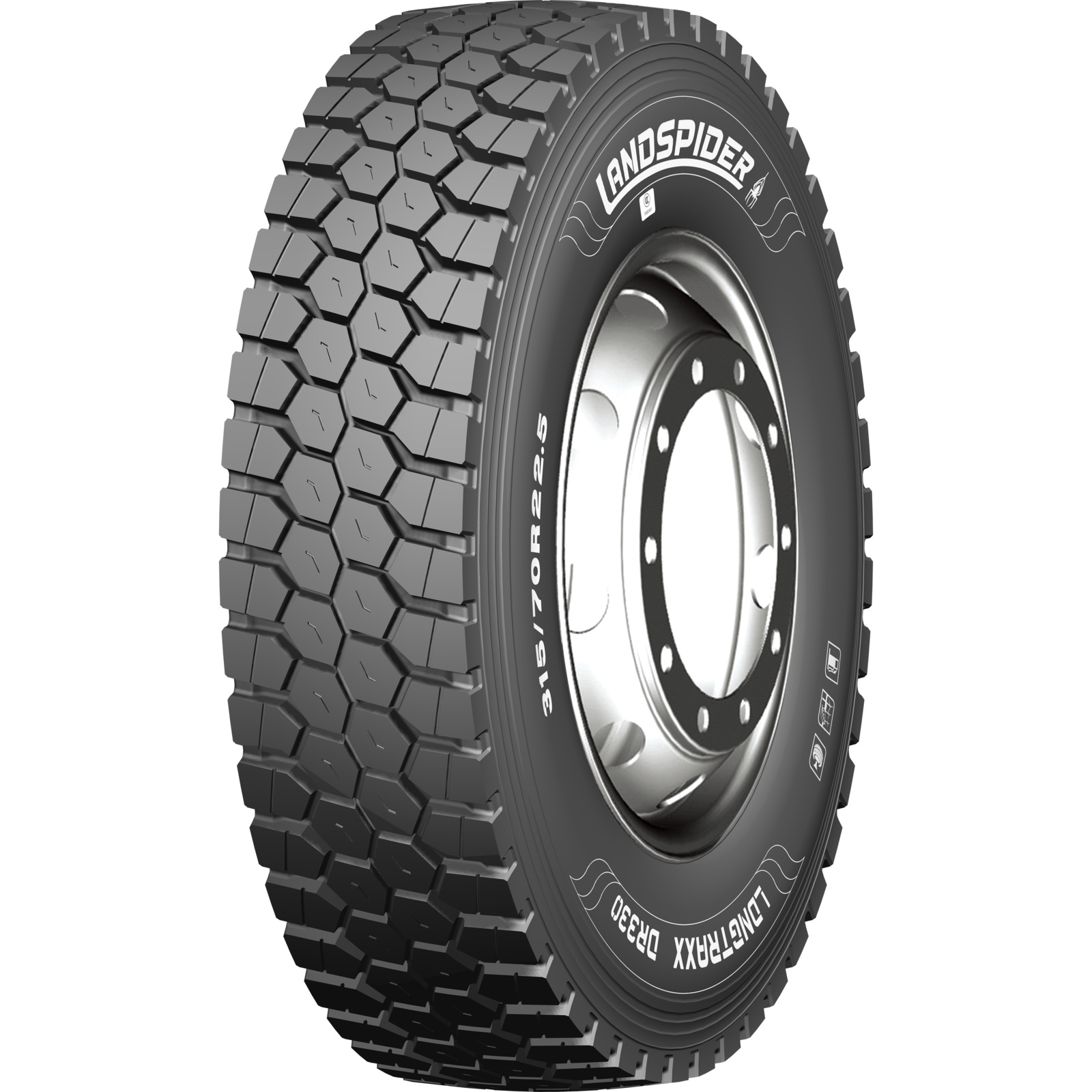 Landspider Longtraxx DR330 315/80 R22.5 154/151M