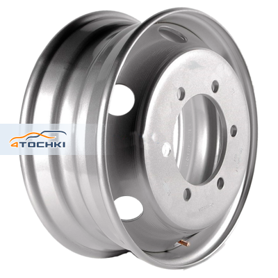 6x16/6x222,25 ET125 D164 B19DS44,4 Silver (6002) Азия (HD72,78, HINO, ISUZU)
